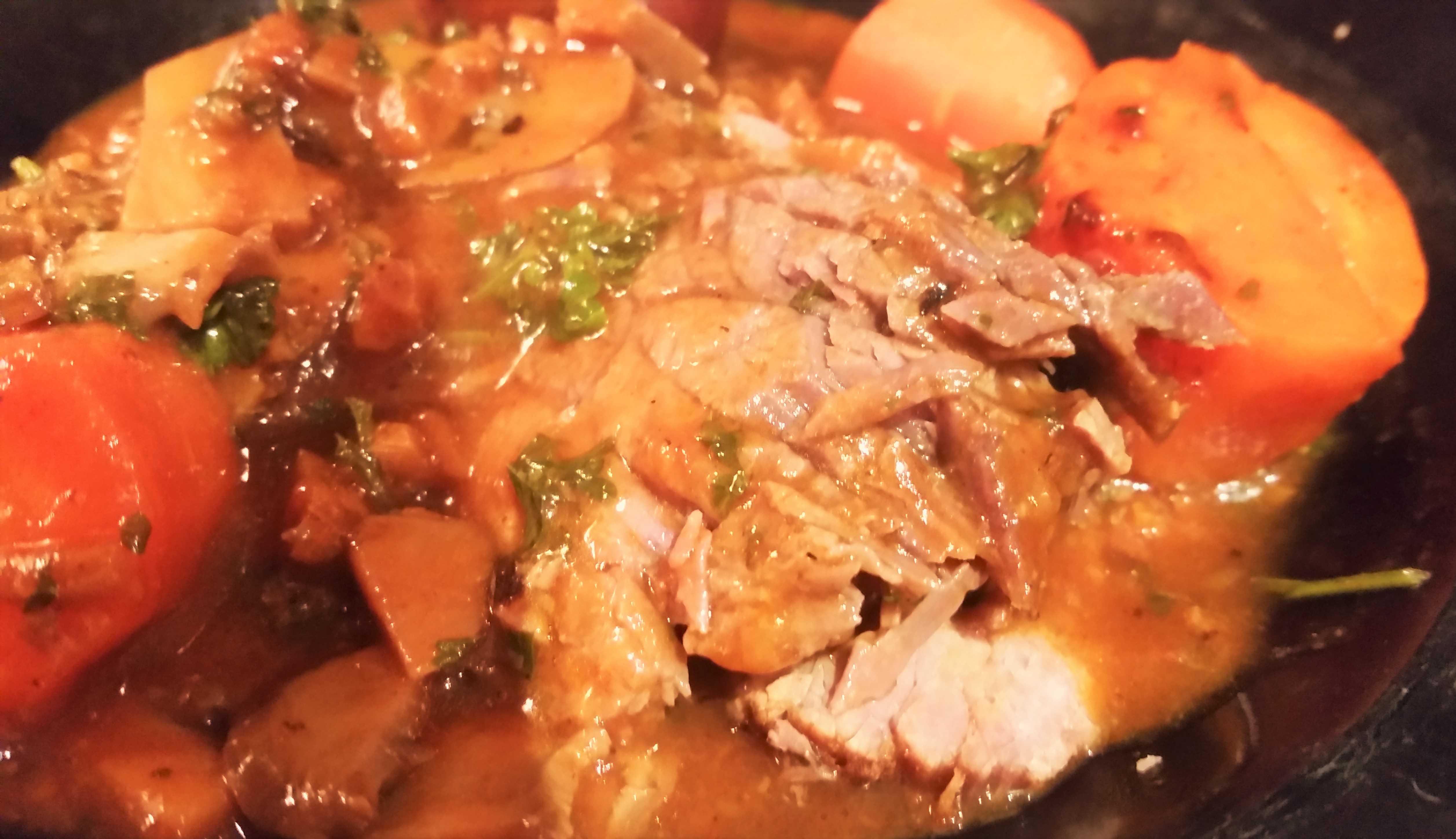 Slow Cooker Roast Beef with Mushroom Gravy a la Jen | Meat ...